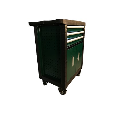 3 layers metal tool cart garage storage workshop tool cabinet