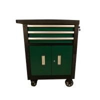 Workshop tool trolley portable tool cabinet with 3 drawers